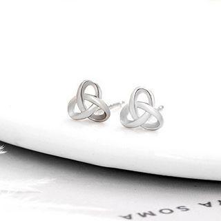 Clover Earrings Silver - One Size
