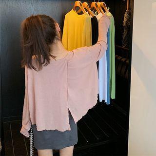 Wrapped-back Loose-fit Light Top