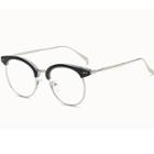 Retro Half Frame Eyeglasses / Prescription Lens