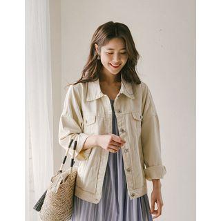 Oversized Flap-pocket Jacket