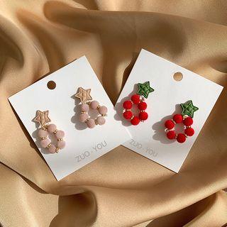 Star & Bead Dangle Earring