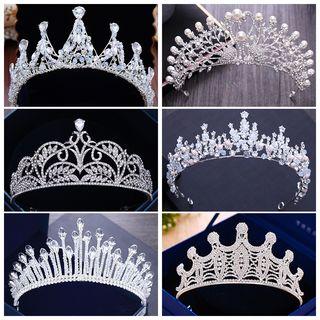 Wedding Rhinestone Tiara (various Designs)