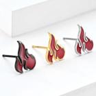 Stainless Steel Flame Earring