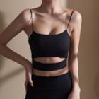 Cut-out Sports Camisole Top
