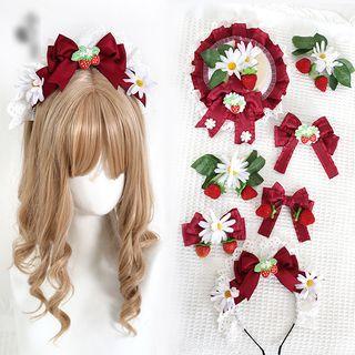 Flower / Strawberry / Leaf Headband / Fascinator Hat / Hair Clip (various Designs)