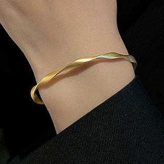 Twisted Bangle Gold - One Size