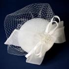 Wedding Faux Pearl Fascinator Hat White - One Size