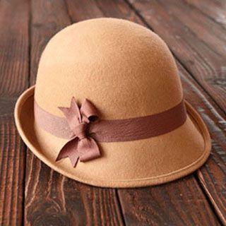 Bow Detail Bowler Hat