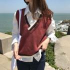 Knit Vest Short Sleeve - One Size