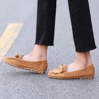 Fringe Trim Moccasins