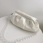 Chain Dumpling Shoulder Bag White - One Size
