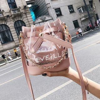 Clear Bucket Bag Khaki - One Size