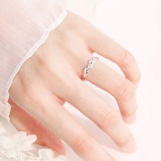 925 Sterling Silver Pig Open Ring One Piece - Pig Open Ring - One Size