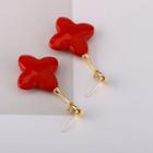 Acrylic Clover Dangle Earring