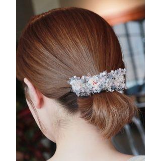 Tweed Bow Hair Tie