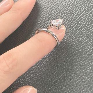 Rhinestone Wrap Around Open Ring As Shown In Figure - One Size