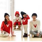 Family Matching Deer Print Sweatshirt