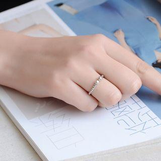 Twisted Ring 004 - Silver - One Size