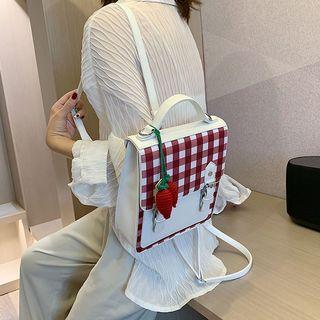 Plaid Multi-way Crossbody Bag