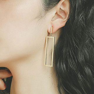 Rectangular Drop Earring