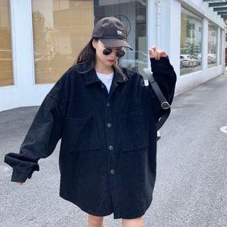 Oversized Button-up Jacket