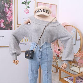 Asymmetric Loose-fit Sweater