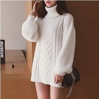 Furry Trim Sweater