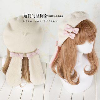 Rabbit-ear Beret As Figure Shown - One Size