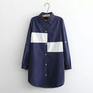 Color-block Long Shirt