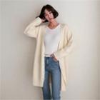 V-neck Pastel-color Cardigan