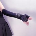 Mitt Plain Sleeve Guards / Leatherette Bracelet / Set