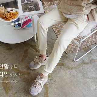 Band-waist Corduroy Jogger Pants