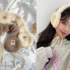 Bear-patched Sherpa-fleece Earmuffs