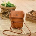Faux Leather Shoulder Pouch
