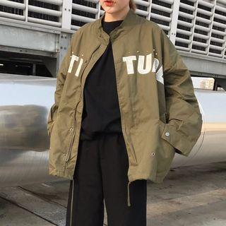 Embroidered Back Jacket