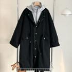 Mock Two-piece Trench Jacket