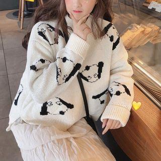 Dog Printed Sweater