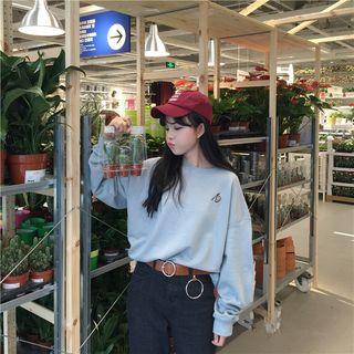 Applique Oversized Sweatshirt