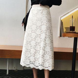 Reversible Midi Lace Knit Dress