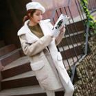 Faux-shearling Long Coat