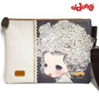 Ddung Series Wristlet Clutch Gray - One Size