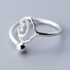 925 Sterling Silver Cloud Ring S925 Silver - Ring - Silver - One Size