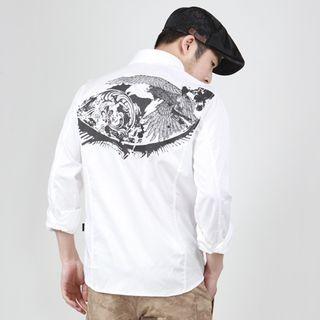 Printed Cotton Shirt L