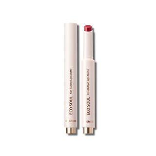 The Saem - Eco Soul Kiss Button Lips Matte New - 14 Colors #07 Retro Red