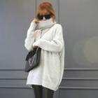 Cowl-neck Loose-fit Sweater