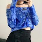 Spaghetti Strap Tie Dye Top / Jacket