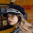 Velvet Quilted Cap Black - One Size