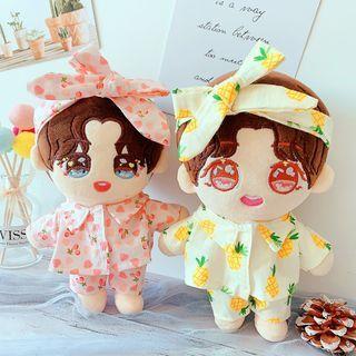 Doll Print Headband / Shirt / Pants / Set