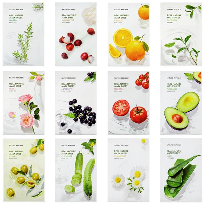 Nature Republic - Real Nature Variety Mask 10pcs 10 Pcs