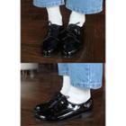 Lace-up Patent Loafers